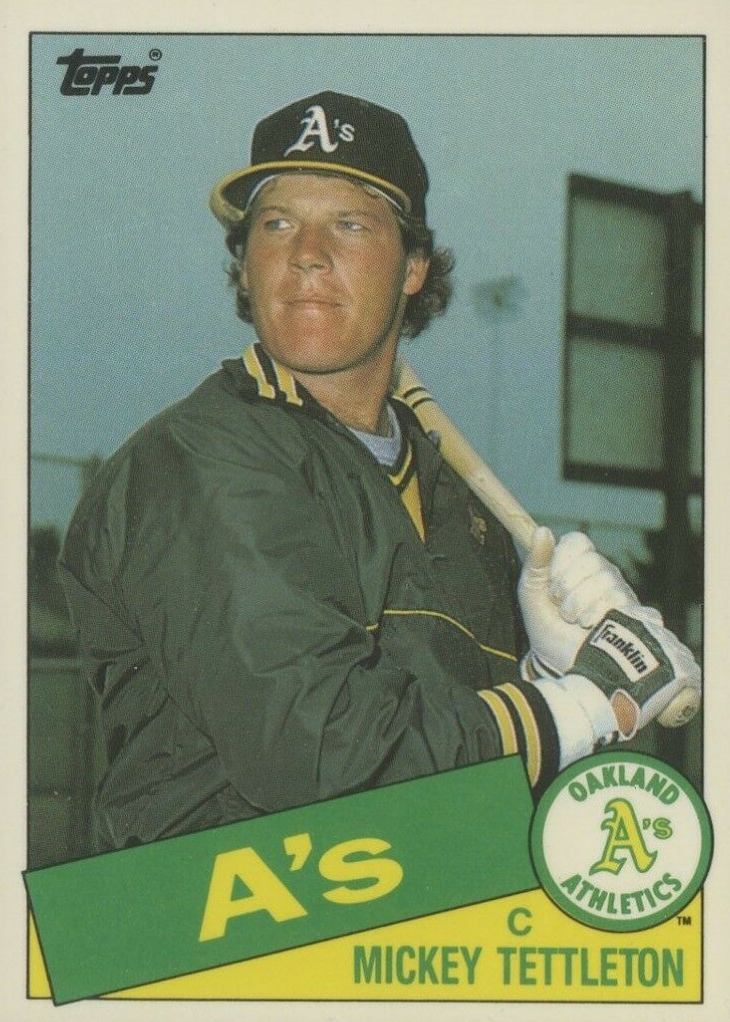 1985 Topps Traded Tiffany Mickey Tettleton #120T Baseball Card