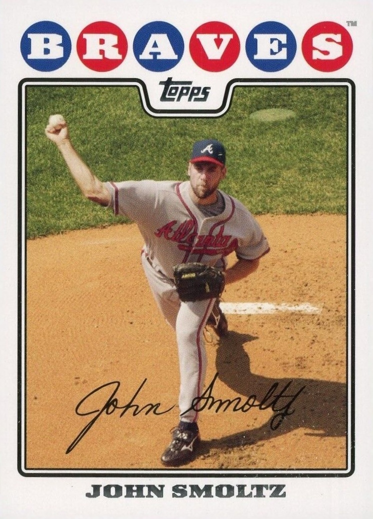 2008 Topps John Smoltz #540 Baseball Card