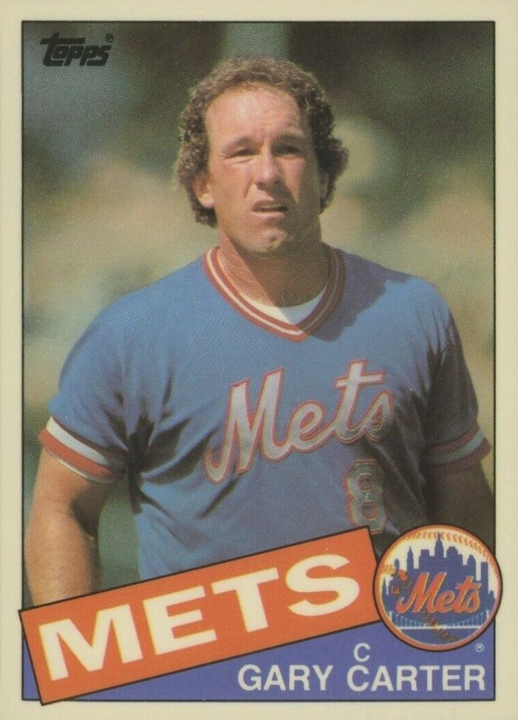 1985 Topps Traded Tiffany Gary Carter #17T Baseball Card