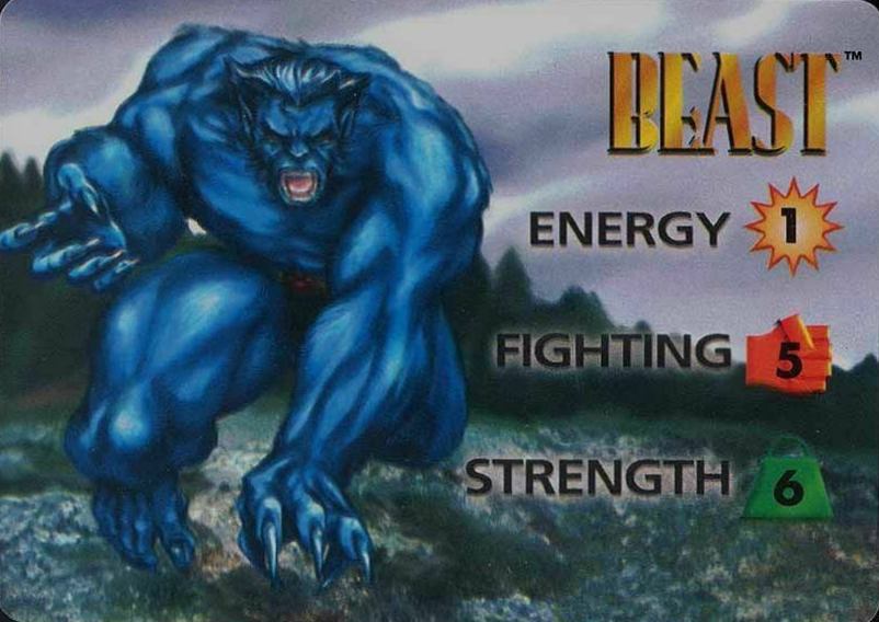 1995 Marvel Overpower Beast # Non-Sports Card