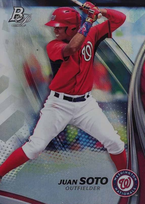 2017 Bowman Platinum Top Prospects Juan Soto #TP-JS Baseball Card
