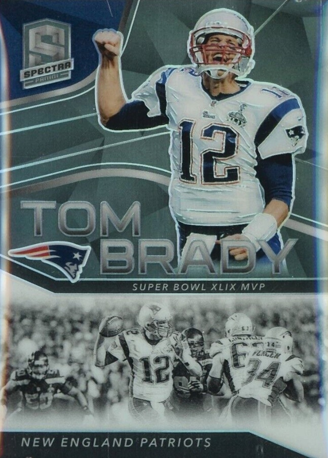 2019 Panini Spectra Tom Brady Tribute Tom Brady #TB9 Football Card