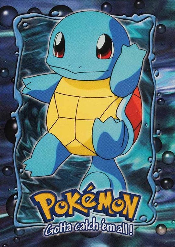 1999 Topps Pokemon the Movie Edition Squirtle #7 #E7 TCG Card