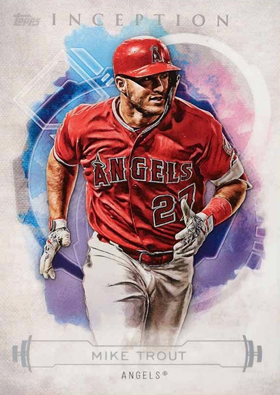 2019 Topps Inception Mike Trout #1 Baseball Card