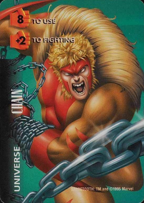 1995 Marvel Overpower Sabretooth # Non-Sports Card