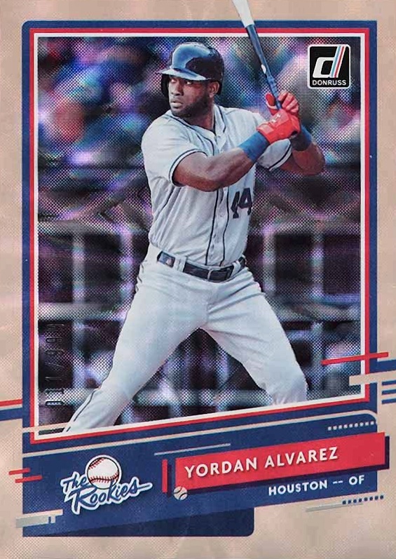 2020 Panini Donruss the Rookies Yordan Alvarez #R1 Baseball Card
