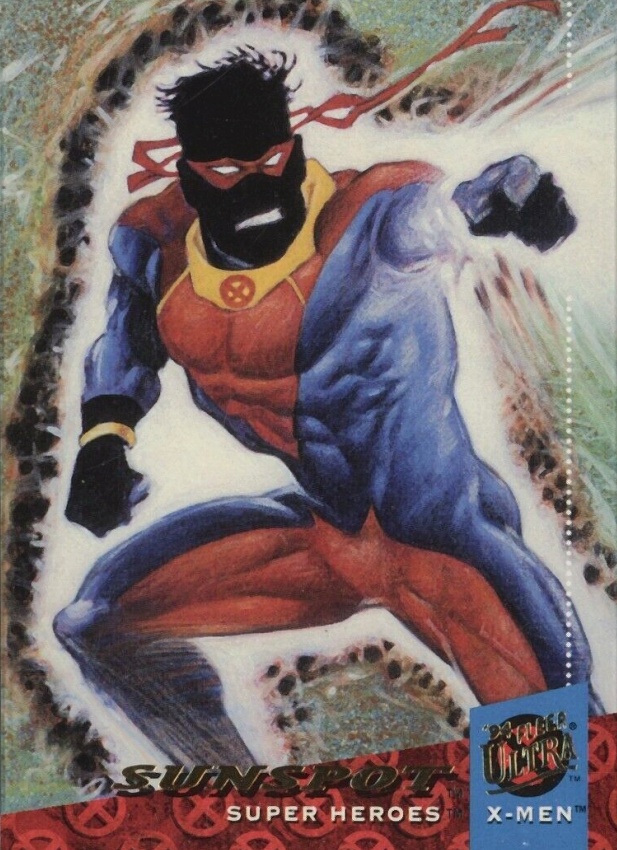1994 Ultra X-Men Sunspot #27 Non-Sports Card