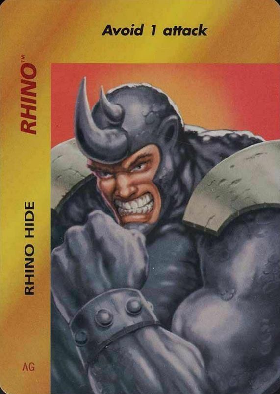 1995 Marvel Overpower Rhino # Non-Sports Card