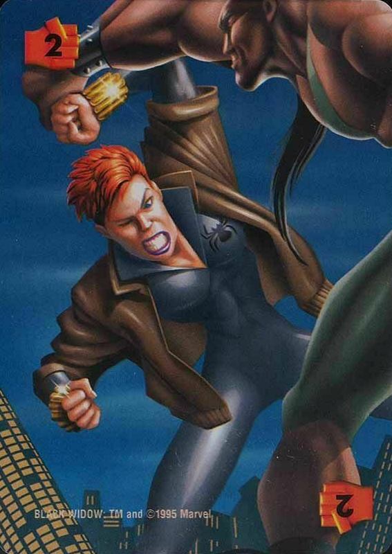 1995 Marvel Overpower Black Widow # Non-Sports Card