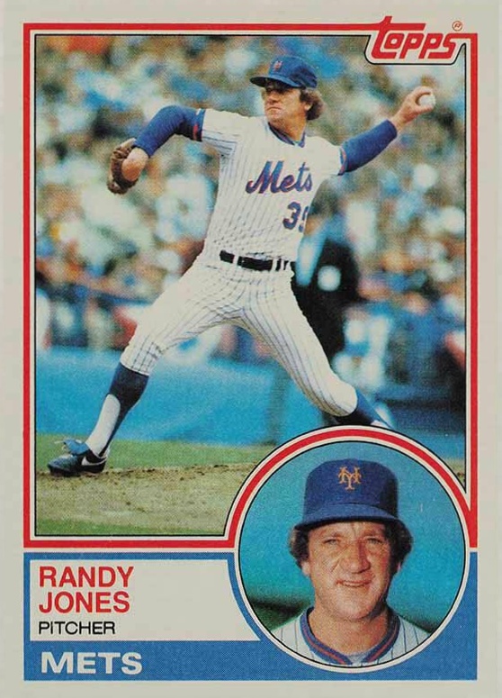 1983 Topps Randy Jones #29 Baseball Card