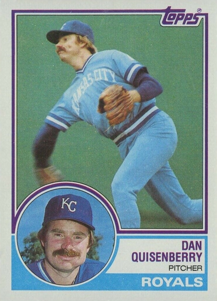 1983 Topps Dan Quisenberry #155 Baseball Card