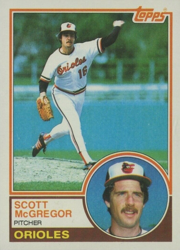 1983 Topps Scott McGregor #745 Baseball Card