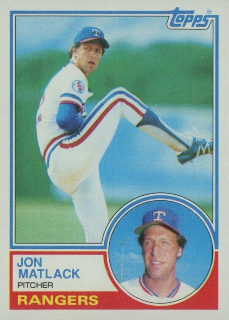 1983 Topps Jon Matlack #749 Baseball Card
