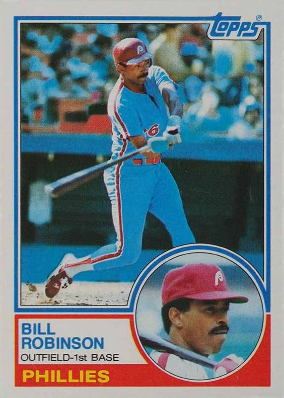 1983 Topps Bill Robinson #754 Baseball Card