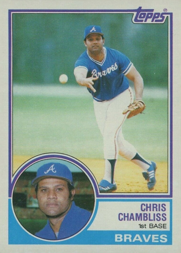 1983 Topps Chris Chambliss #792 Baseball Card