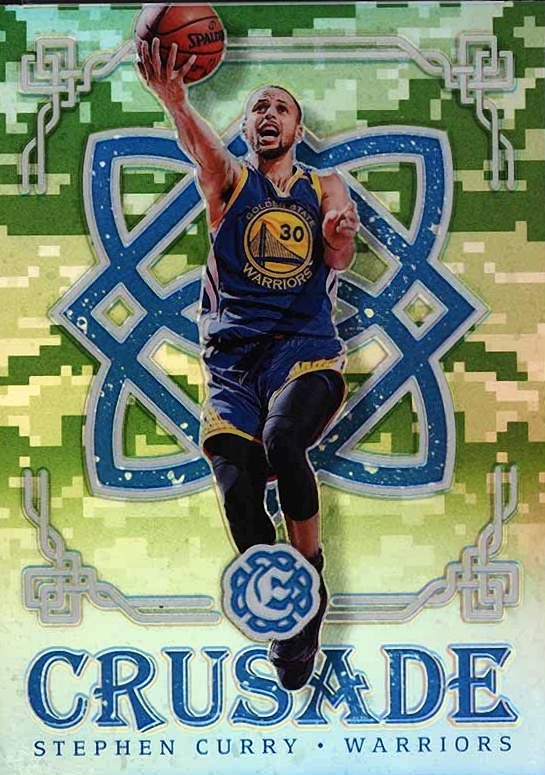 2016 Panini Excalibur Crusade Stephen Curry #2 Basketball Card