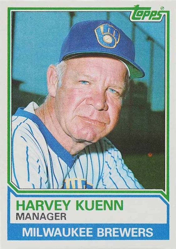 1983 Topps Harvey Kuenn #726 Baseball Card