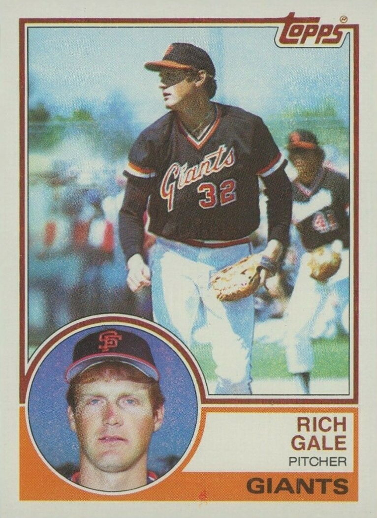 1983 Topps Rich Gale #719 Baseball Card