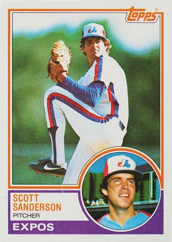 1983 Topps Scott Sanderson #717 Baseball Card