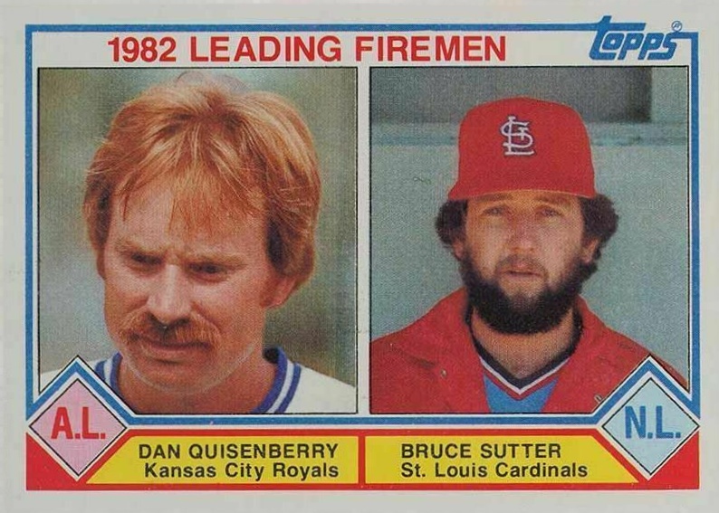 Dan Quisenberry 1982 Topps #264 Kansas City Royals