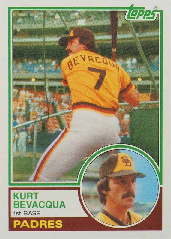 1983 Topps Kurt Bevacqua #674 Baseball Card