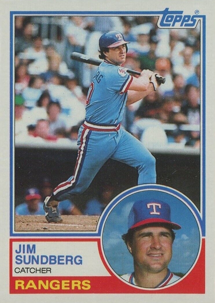 1983 Topps Jim Sundberg #665 Baseball Card