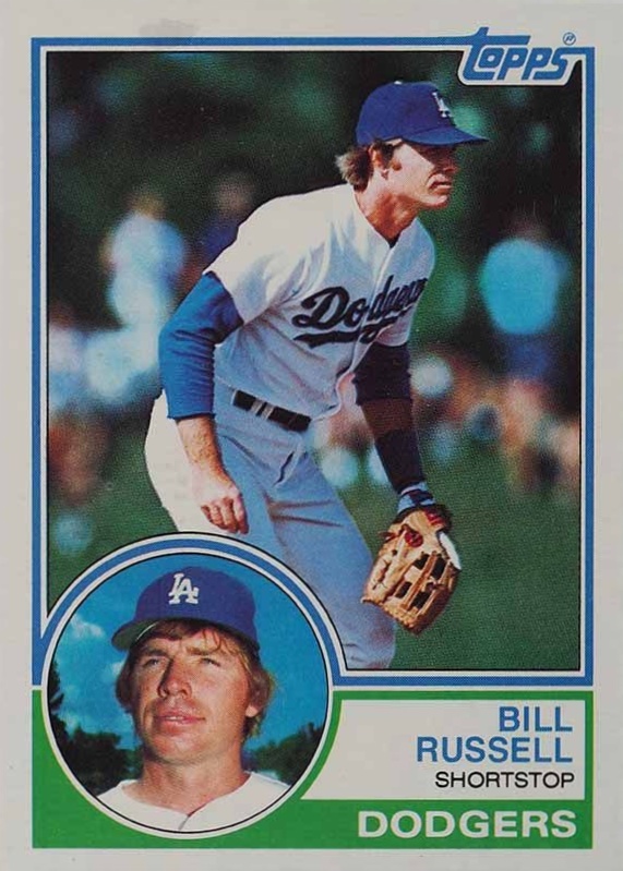 1983 Topps Bill Russell #661 Baseball Card