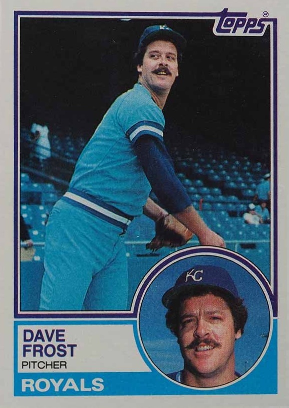 1983 Topps Dave Frost #656 Baseball Card