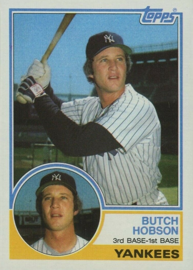 1983 Topps Butch Hobson #652 Baseball Card