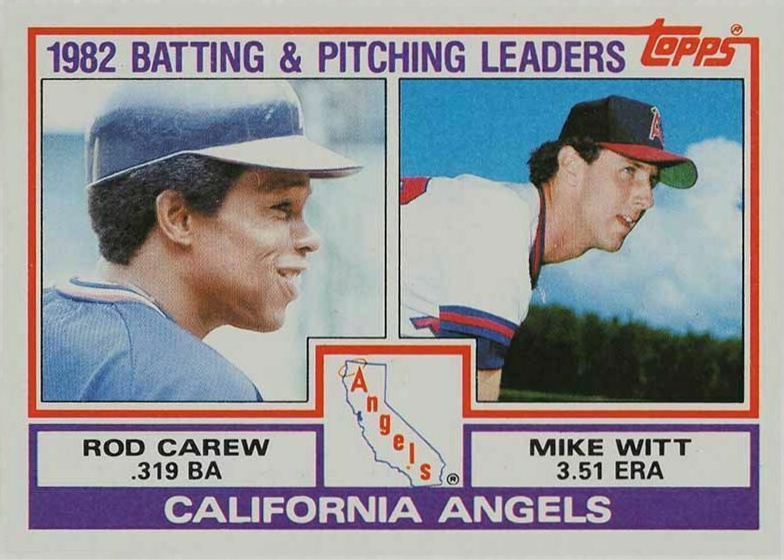 1983 Topps Angels Batting & Pitching Leaders #651 Baseball Card