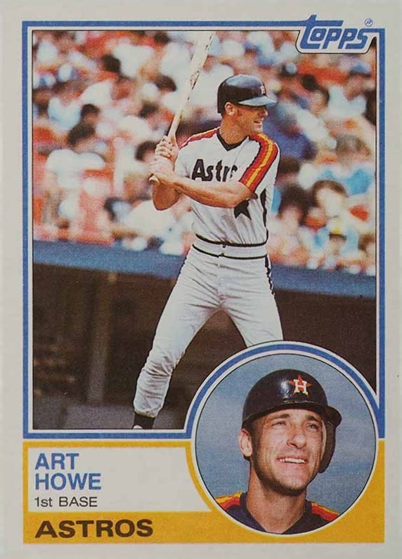 1983 Topps Art Howe #639 Baseball Card