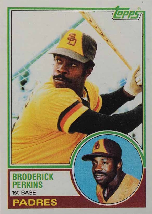 1983 Topps Broderick Perkins #593 Baseball Card
