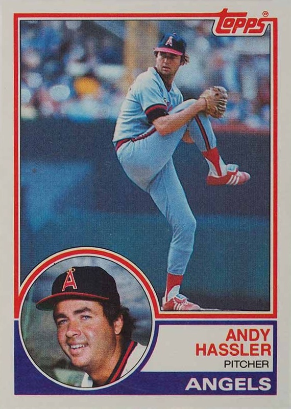 1983 Topps Andy Hassler #573 Baseball Card