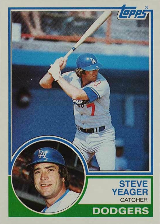 1983 Topps Steve Yeager #555 Baseball Card