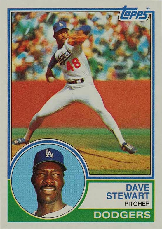 1983 Topps Dave Stewart #532 Baseball Card