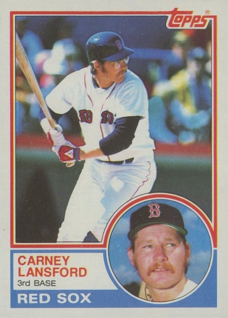 1983 Topps Carney Lansford #523 Baseball Card