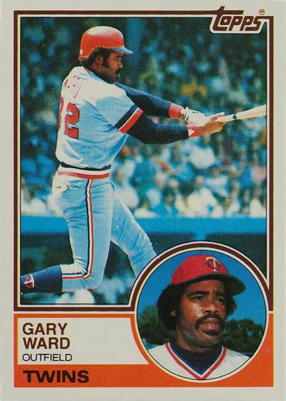 1983 Topps Gary Ward #517 Baseball Card