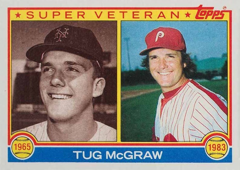 1977 Topps #164 Tug McGraw 7 - NM