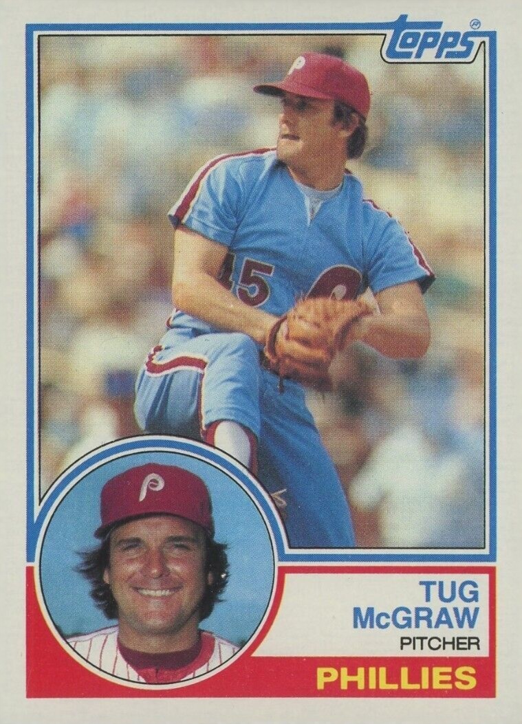 1983 Topps Tug McGraw #510 Baseball Card