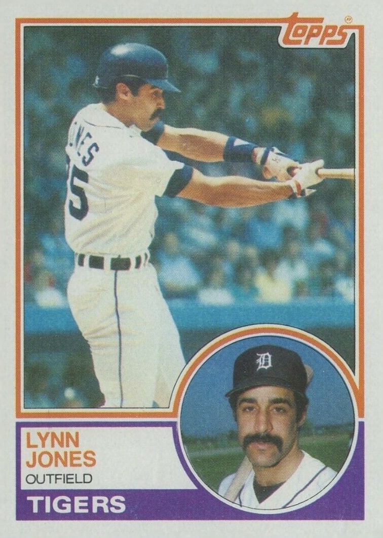 1983 Topps Lynn Jones #483 Baseball Card