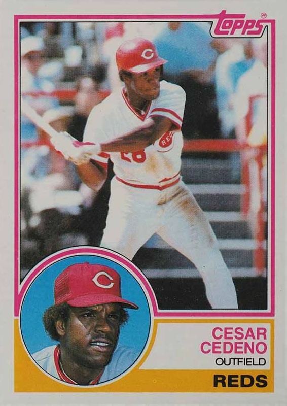 1983 Topps Cesar Cedeno #475 Baseball Card