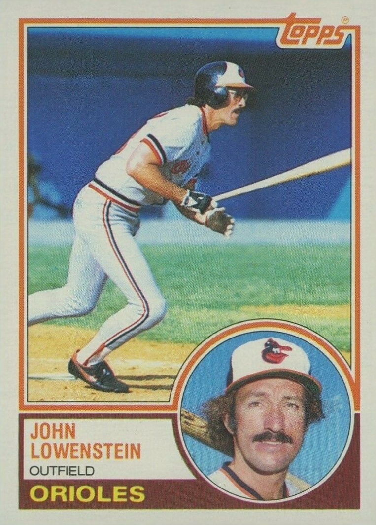 1983 Topps John Lowenstein #473 Baseball Card