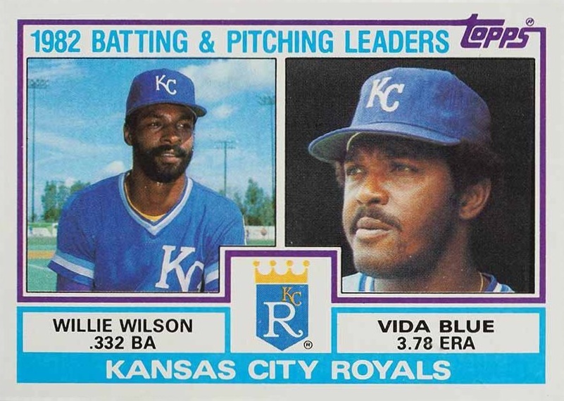 willie wilson baseball card