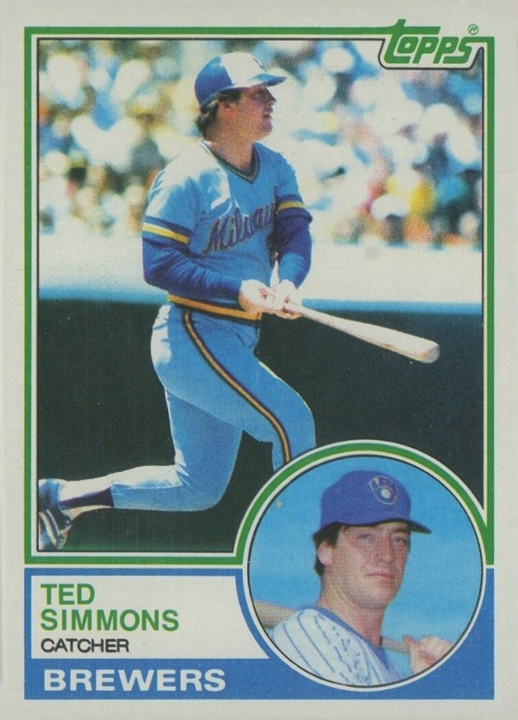 1983 Topps Ted Simmons #450 Baseball Card