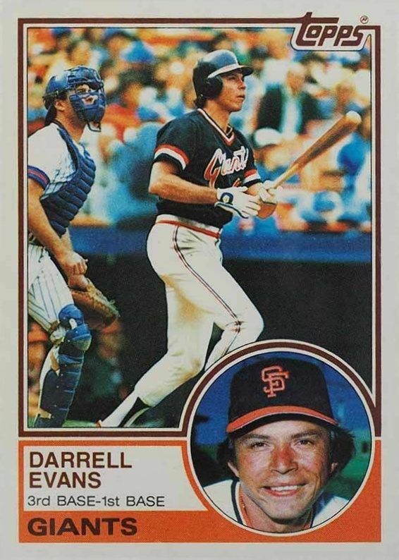 1983 Topps Darrell Evans #448 Baseball Card