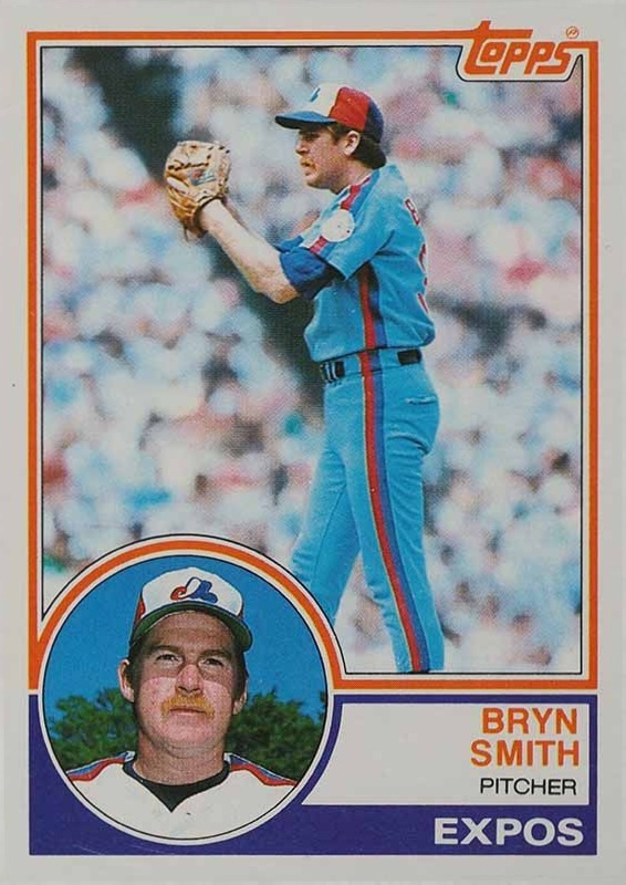 1983 Topps Bryn Smith #447 Baseball Card