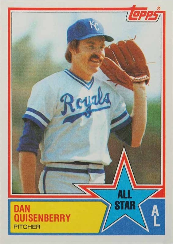 1983 Topps Dan Quisenberry #396 Baseball Card