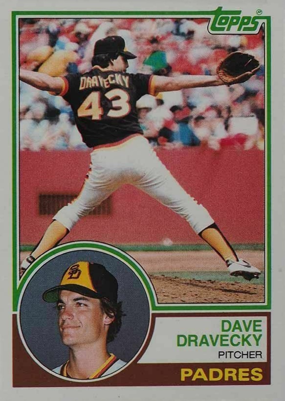 1983 Topps Dave Dravecky #384 Baseball Card