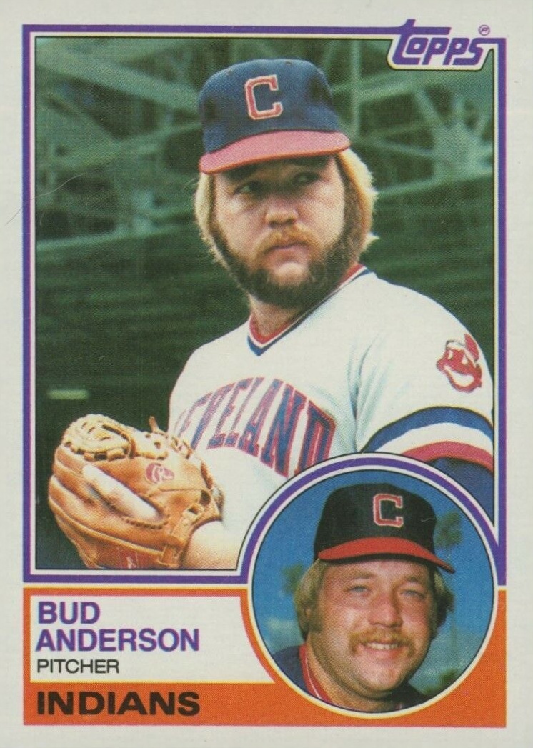 1983 Topps Bud Anderson #367 Baseball Card