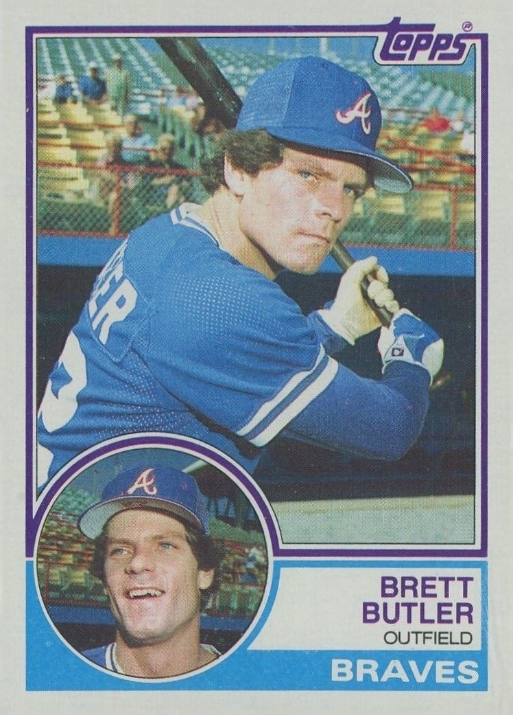 1983 Topps Brett Butler #364 Baseball Card